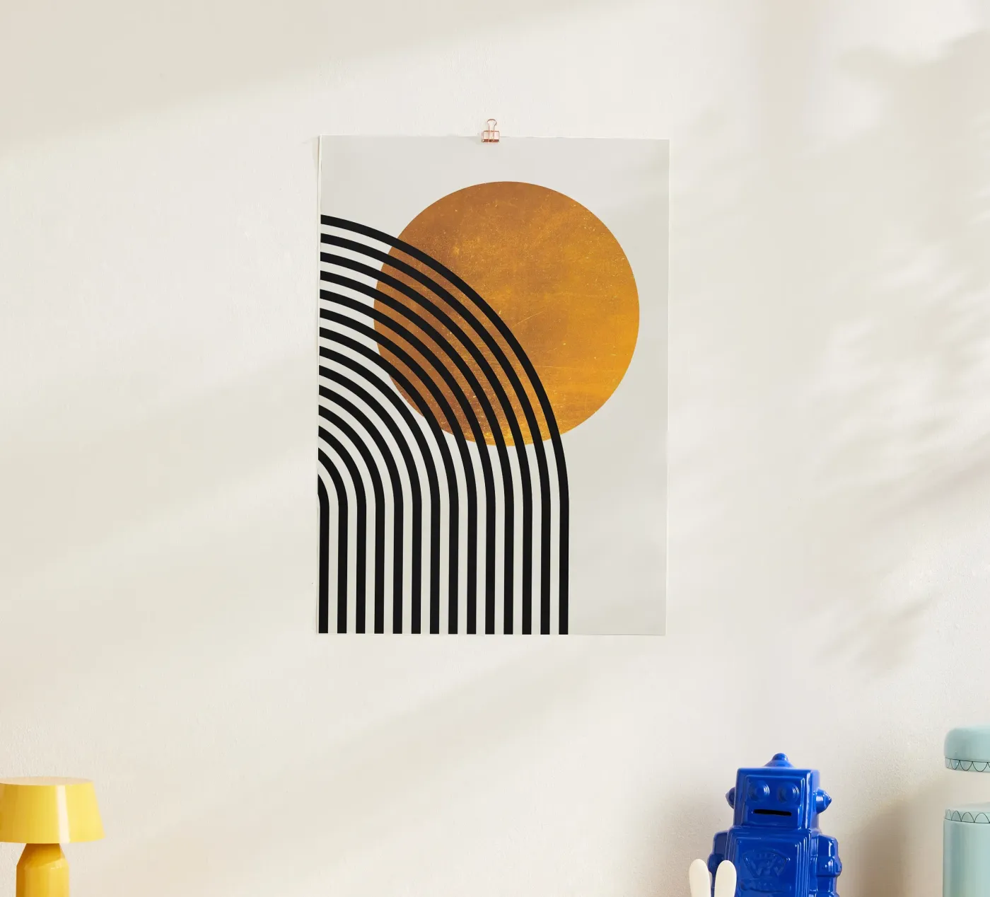 circle line-pattern poster de Ron Bale