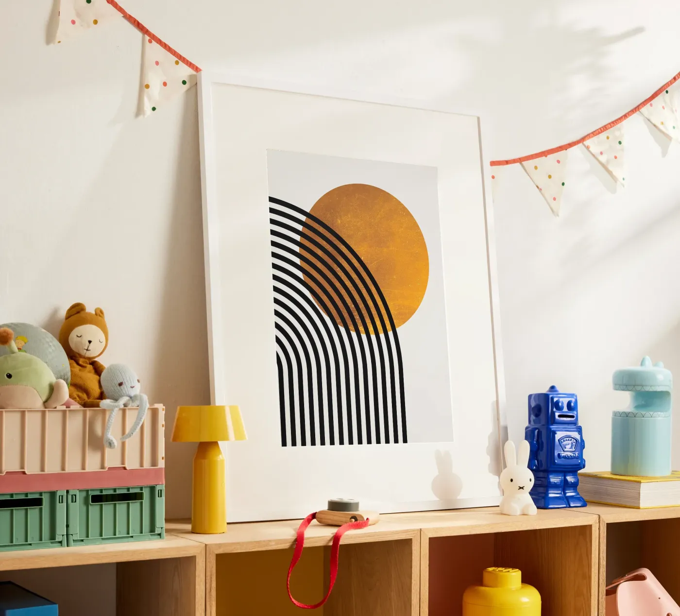 circle line-pattern poster de Ron Bale