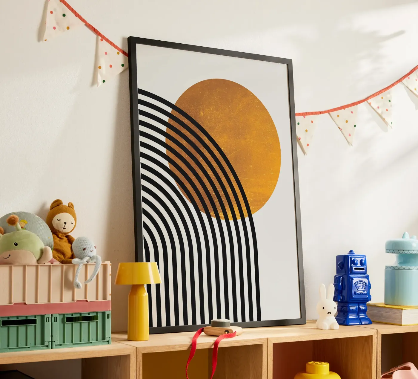 circle line-pattern poster de Ron Bale