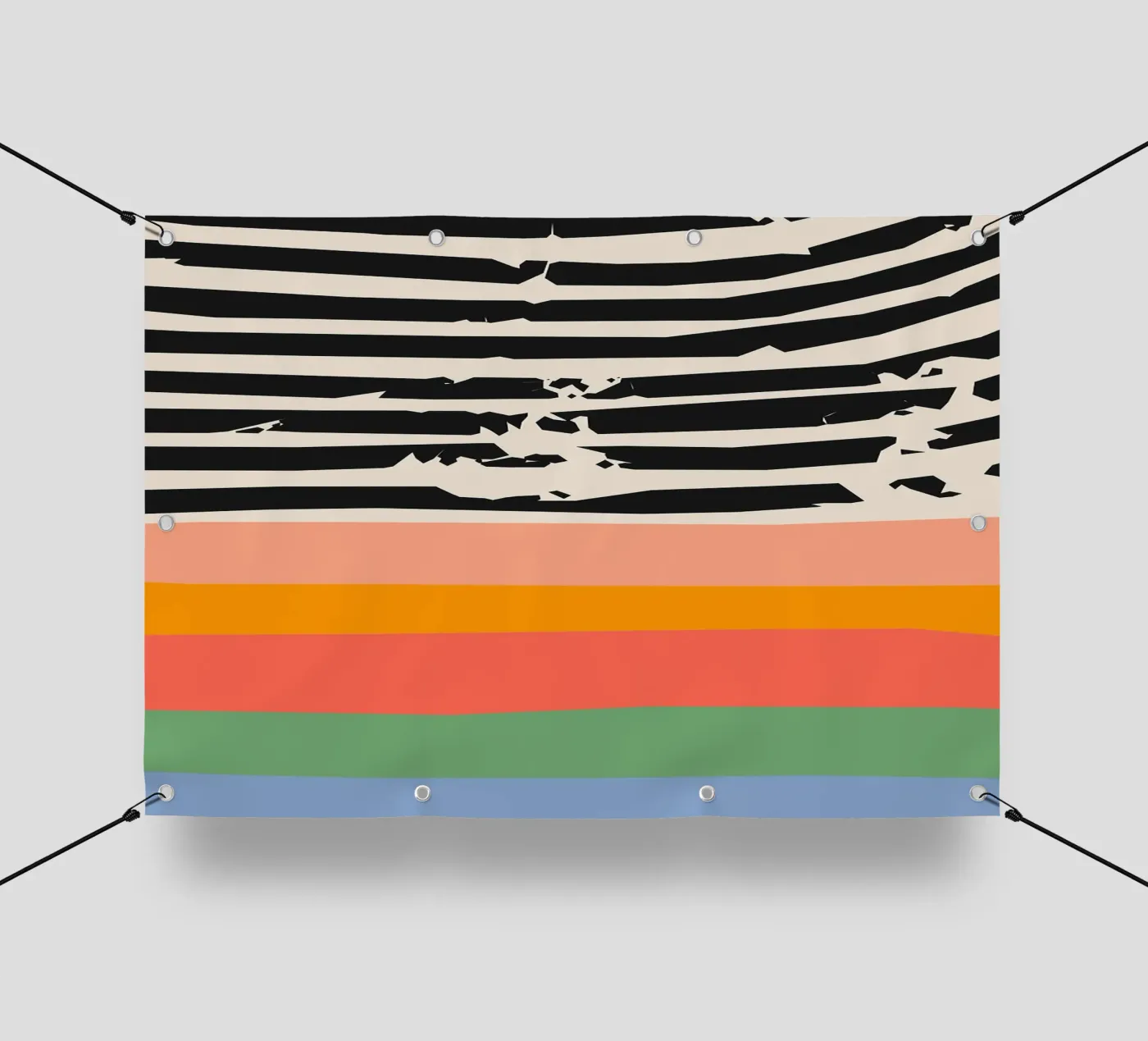 streifen linien muster PVC Plane von Ron Bale