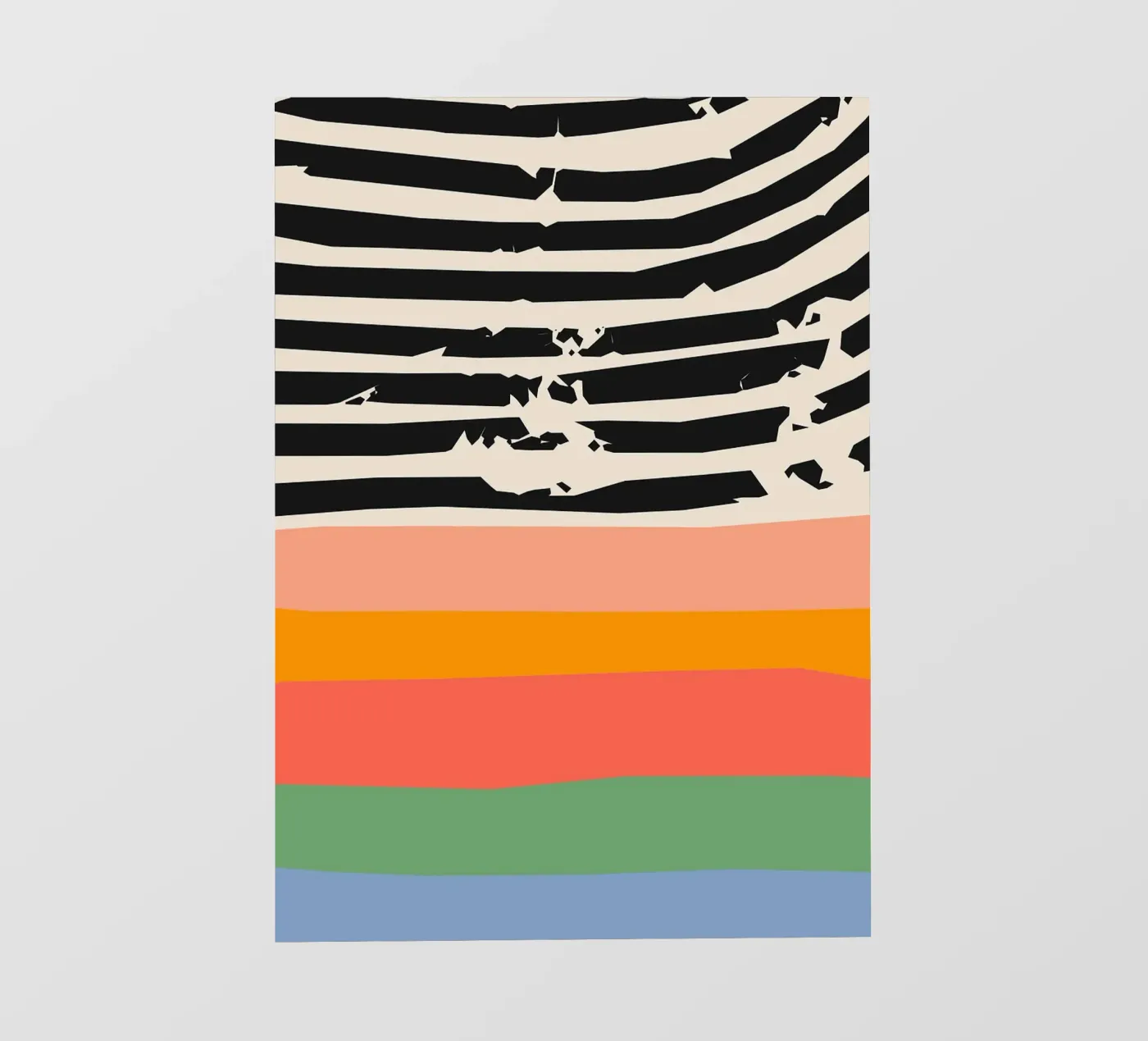 streifen linien muster PVC Plane von Ron Bale