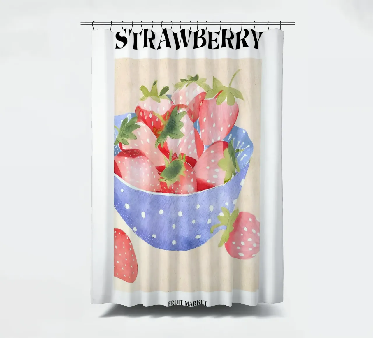 Mercato della frutta di Brighton - Fragola tenda da doccia da harris shop