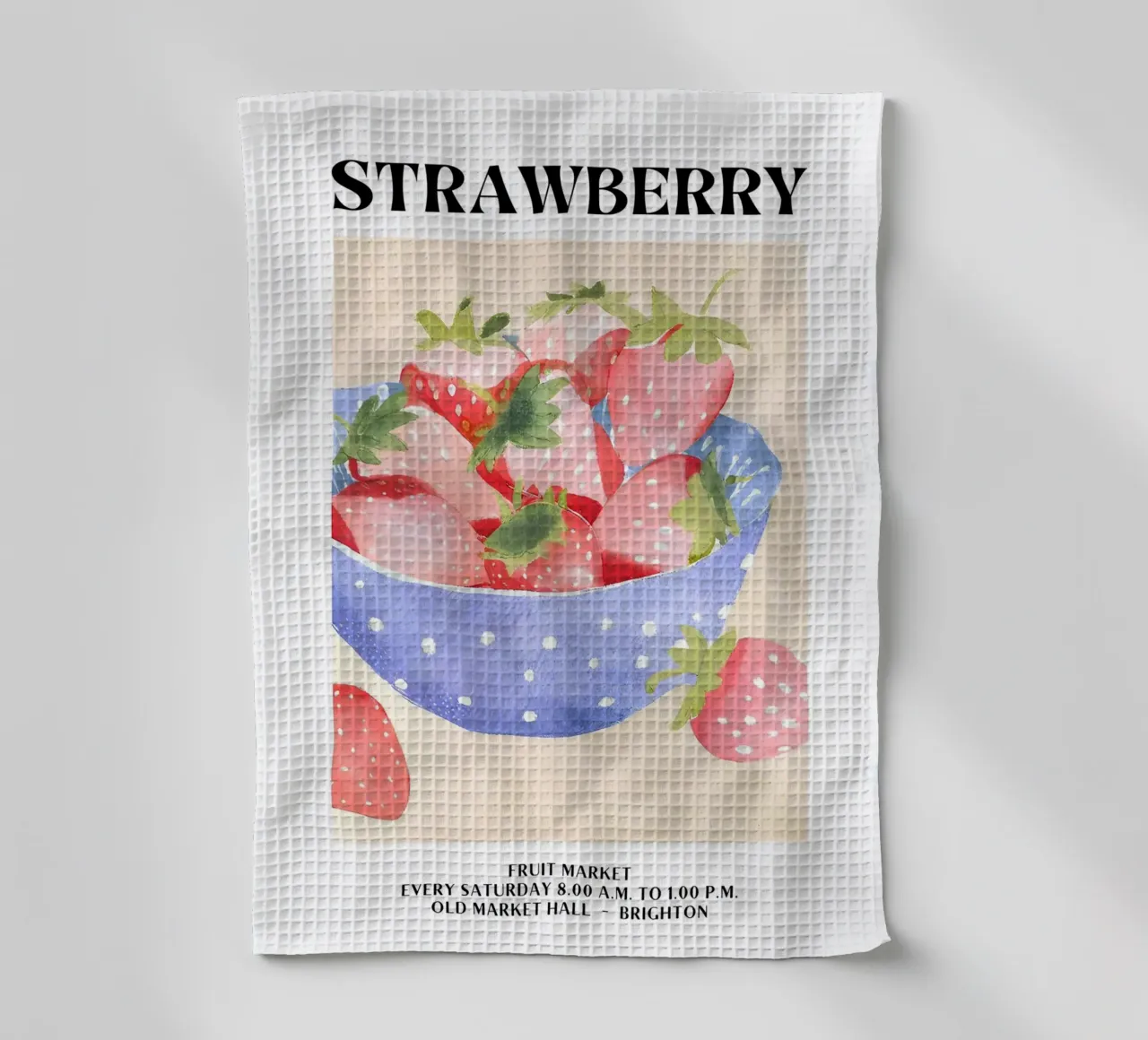 Mercato della frutta di Brighton - Fragola canovaccio da cucina da harris shop