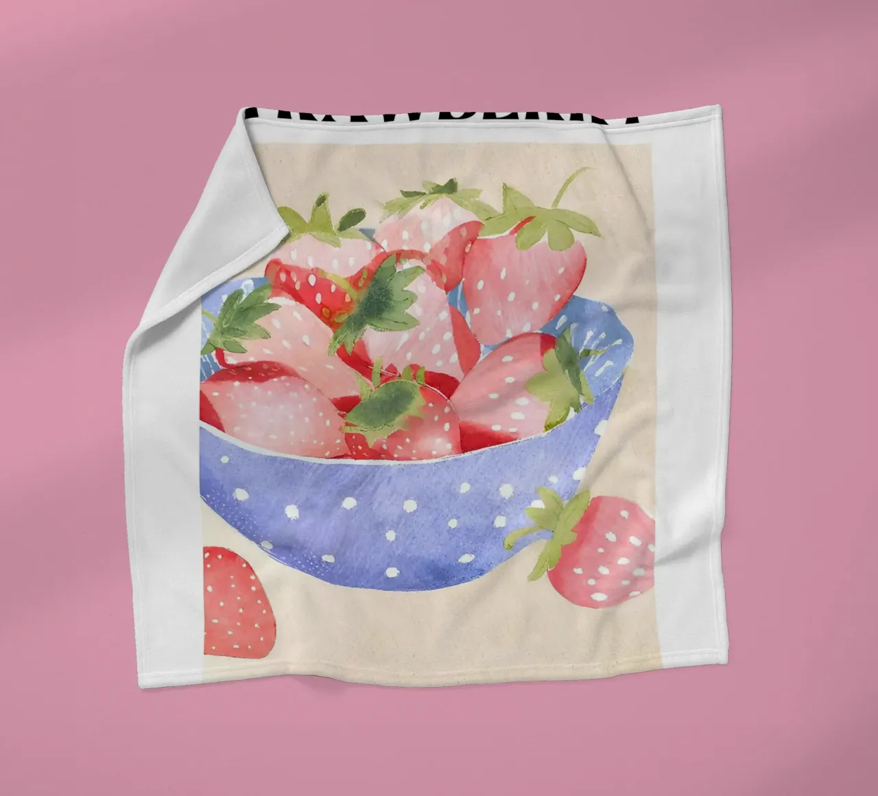 Mercato della frutta di Brighton - Fragola coperta in pile da harris shop