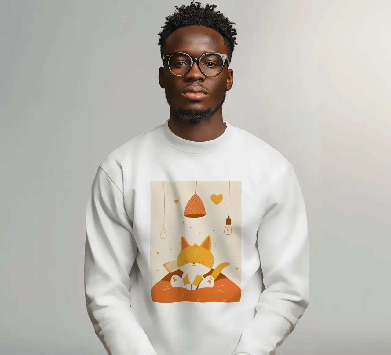 Il leggiadro silenzio del gatto birmano immerso in un caldo chiarore felpa da DesignDoodle