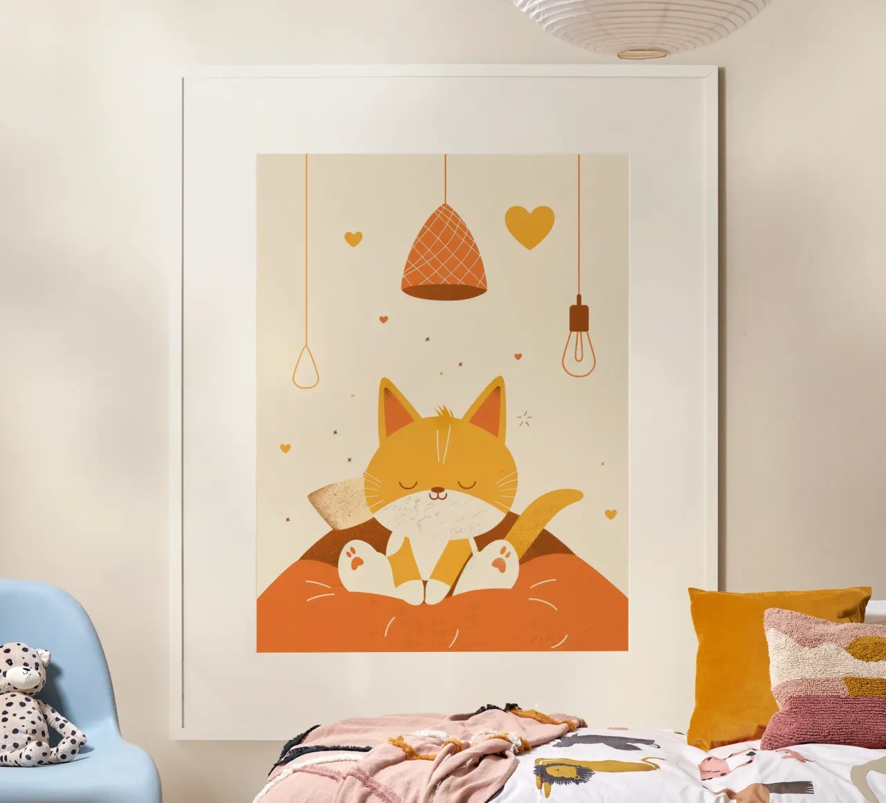 Graceful Silence of Burmese Cat Bathed in the Warm Glow hahnemühle by DesignDoodle