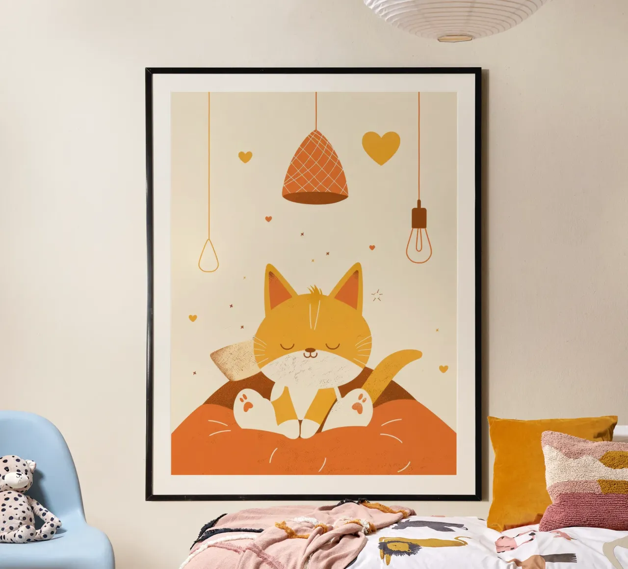 Graceful Silence of Burmese Cat Bathed in the Warm Glow hahnemühle by DesignDoodle