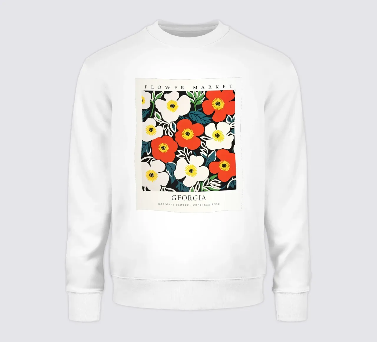 Mercato dei fiori della Georgia felpa da harris shop