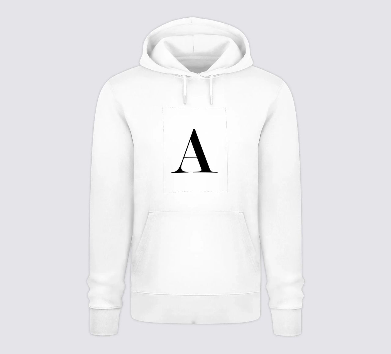 A felpa con cappuccio da quote design