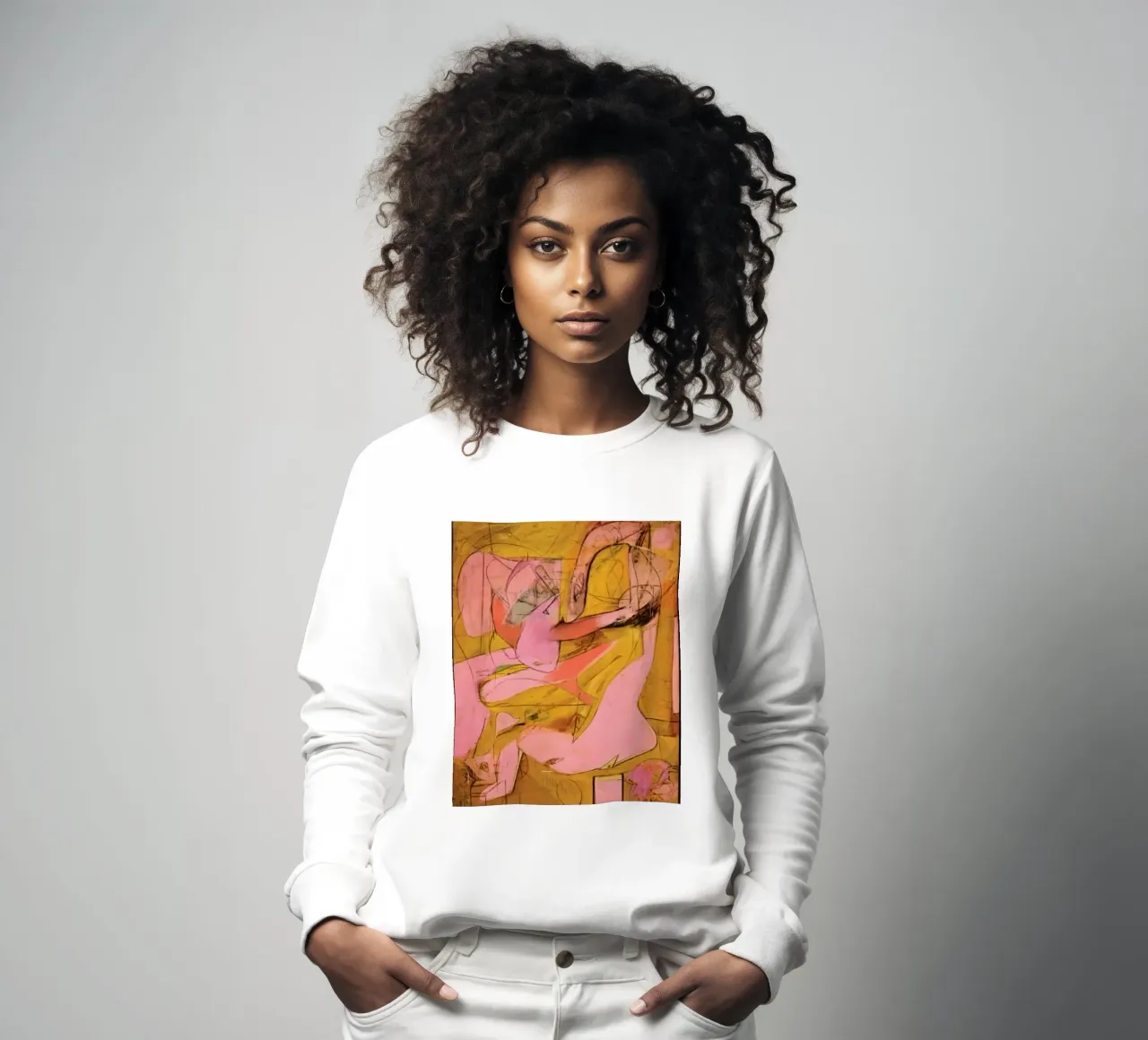 Willem De Kooning Woman sweatshirt by Family ARTWORK