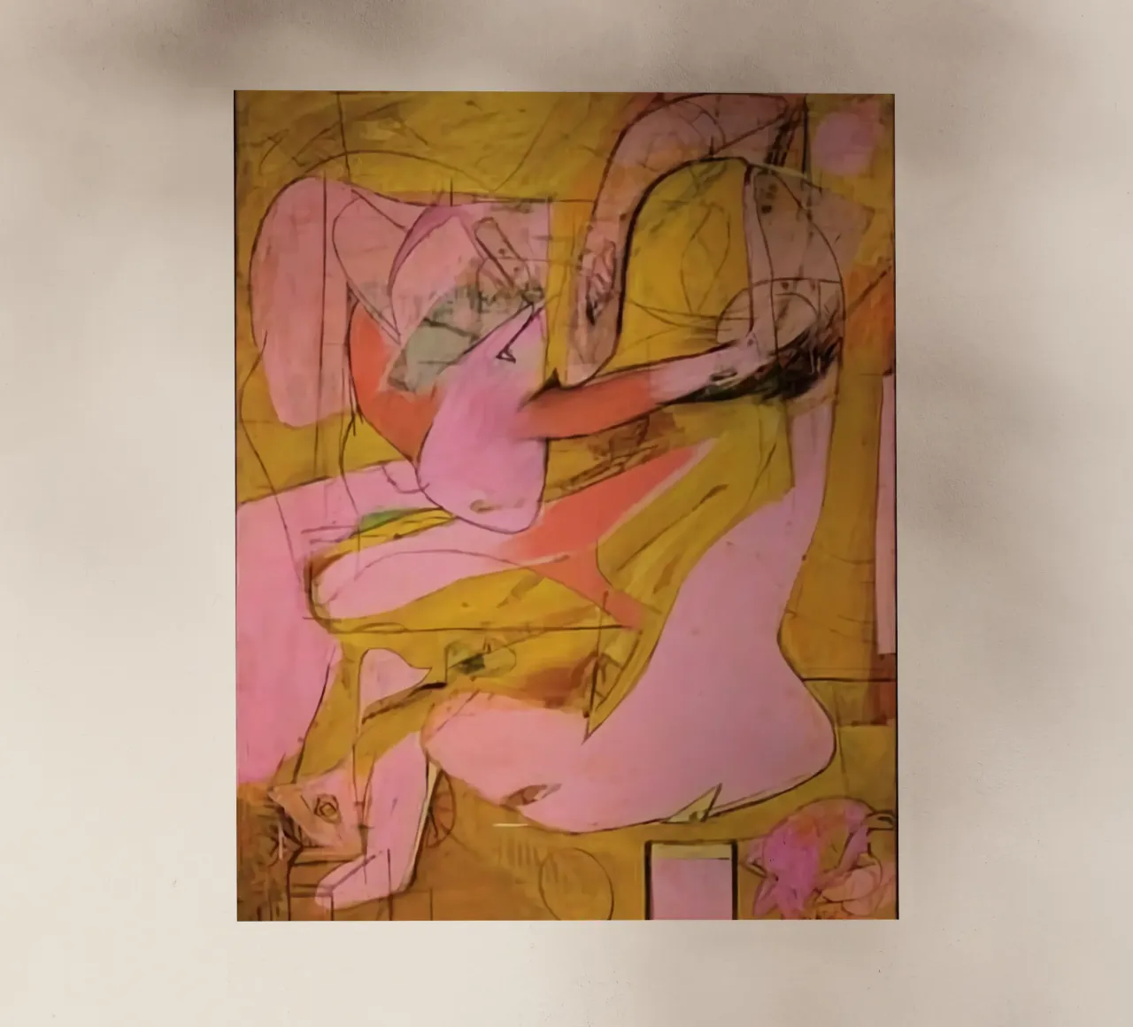 Willem De Kooning Donna pellicola backlit da Family ARTWORK