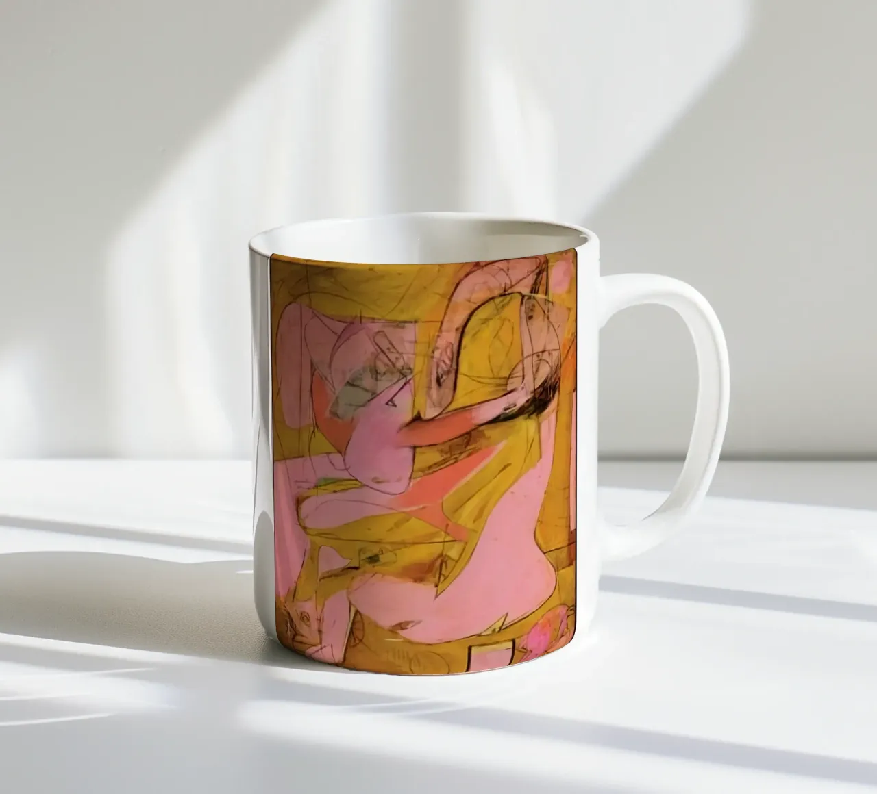 Willem De Kooning Donna tazza in ceramica da Family ARTWORK