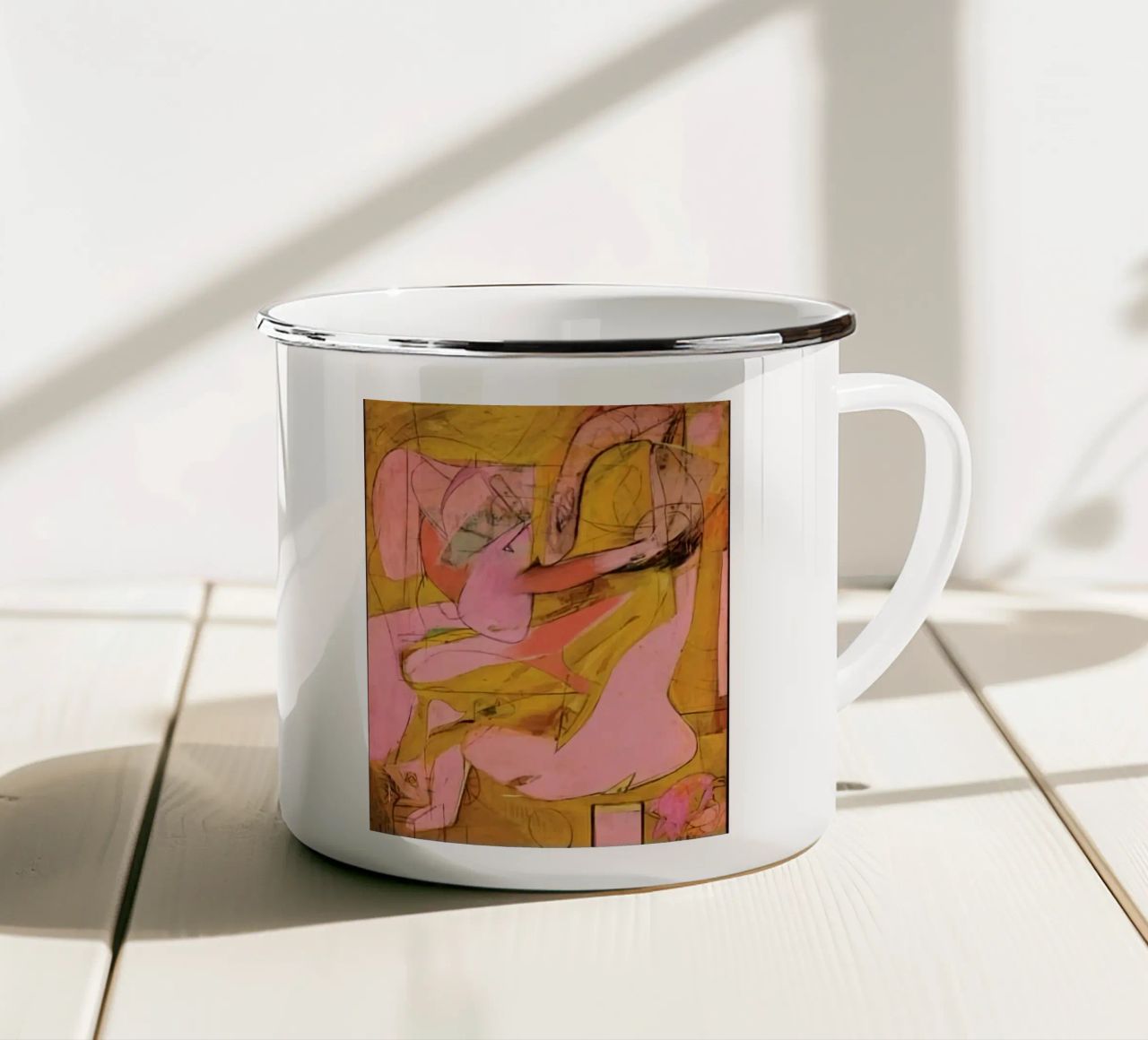 Willem De Kooning Donna tazza in smalto da Family ARTWORK
