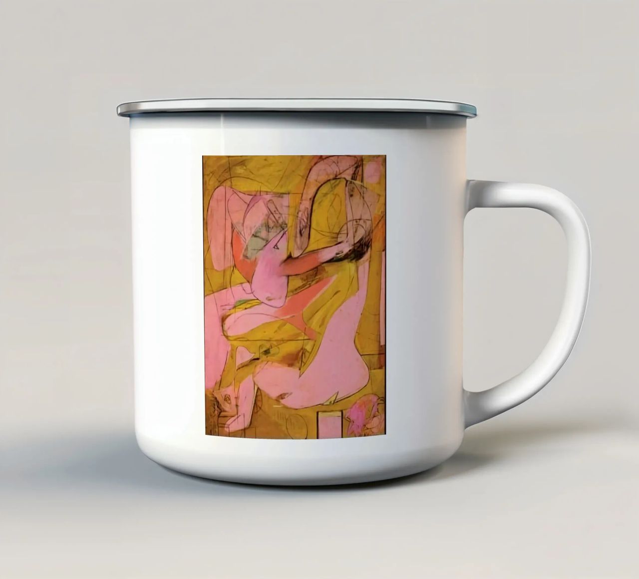 Willem De Kooning Donna tazza in smalto da Family ARTWORK