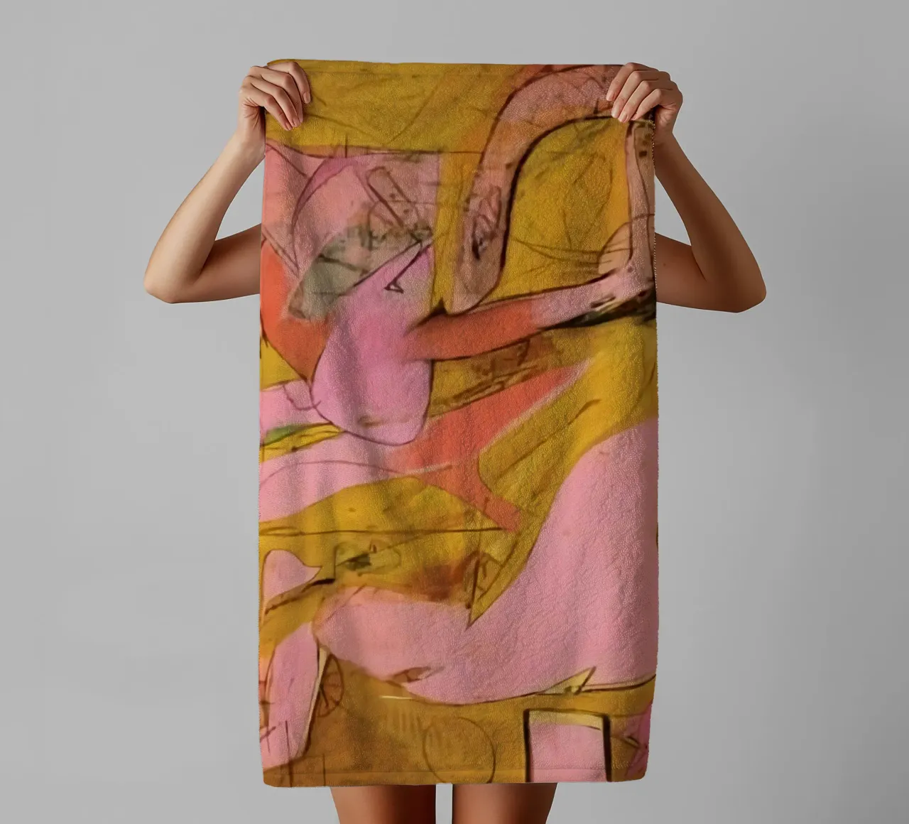 Willem De Kooning Donna asciugamano da bagno da Family ARTWORK