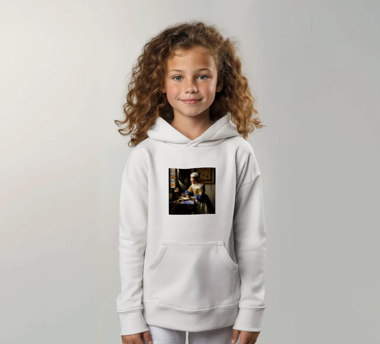 women who are busy making lace kids hoodie by The Dinda