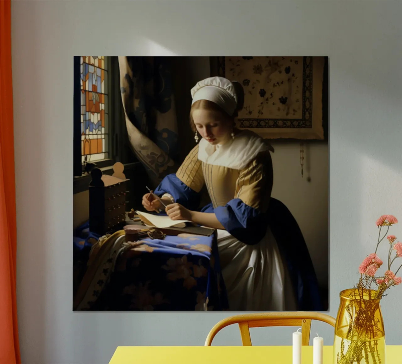 donne impegnate a fare pizzi e merletti poster da The Dinda