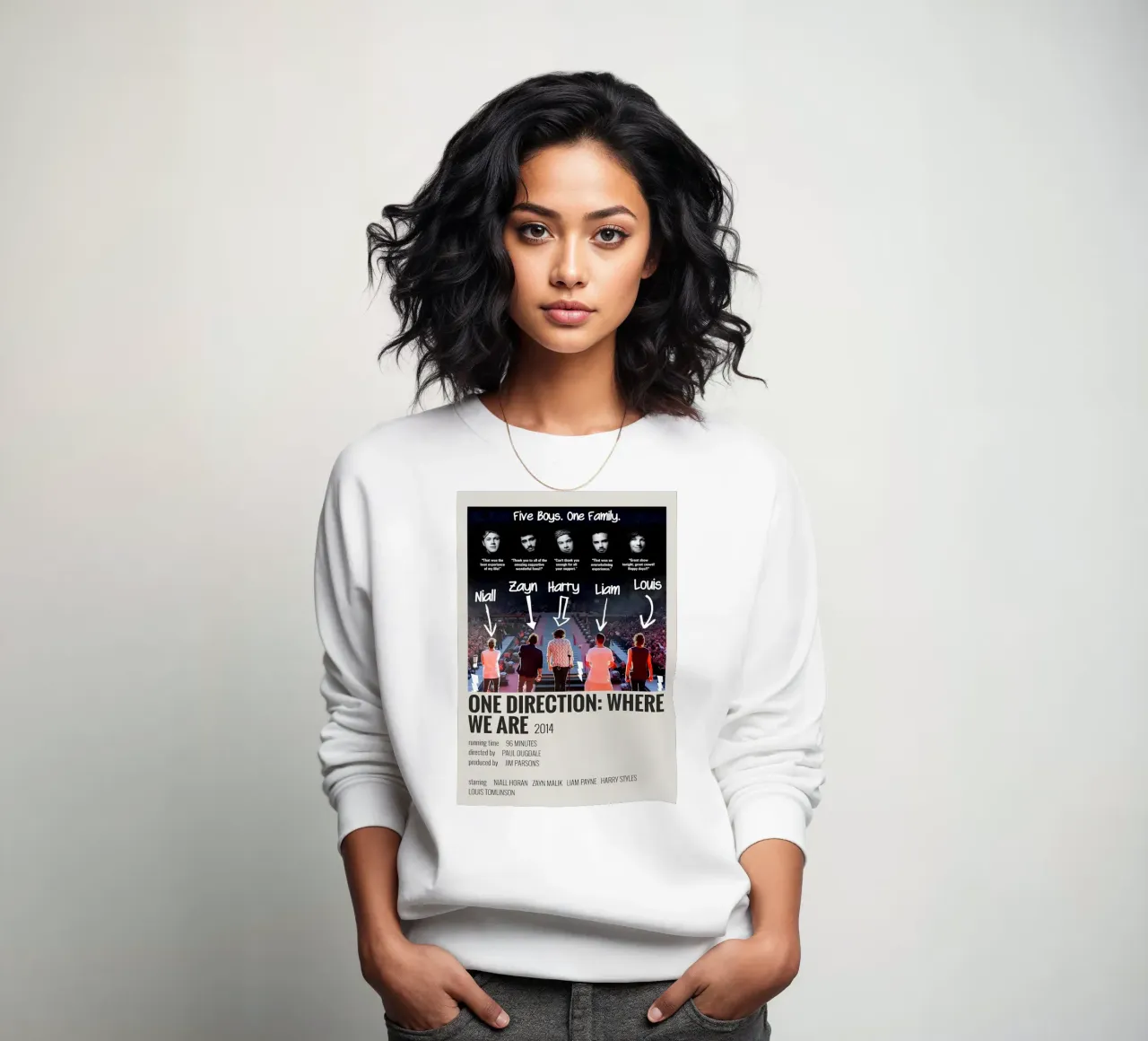 ONE DIRECTION WHERE WE ARE 2014 felpa da MVFminimalist