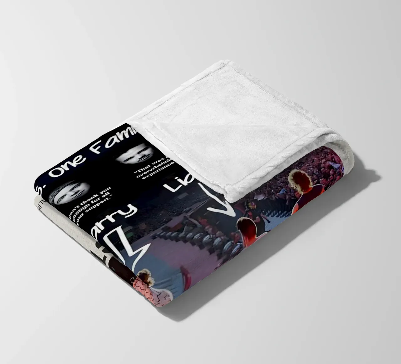 ONE DIRECTION WHERE WE ARE 2014 coperta in pile da MVFminimalist