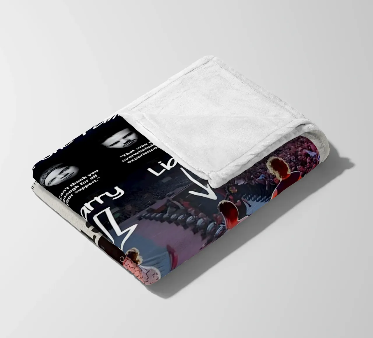 ONE DIRECTION WHERE WE ARE 2014 coperta in pile da MVFminimalist