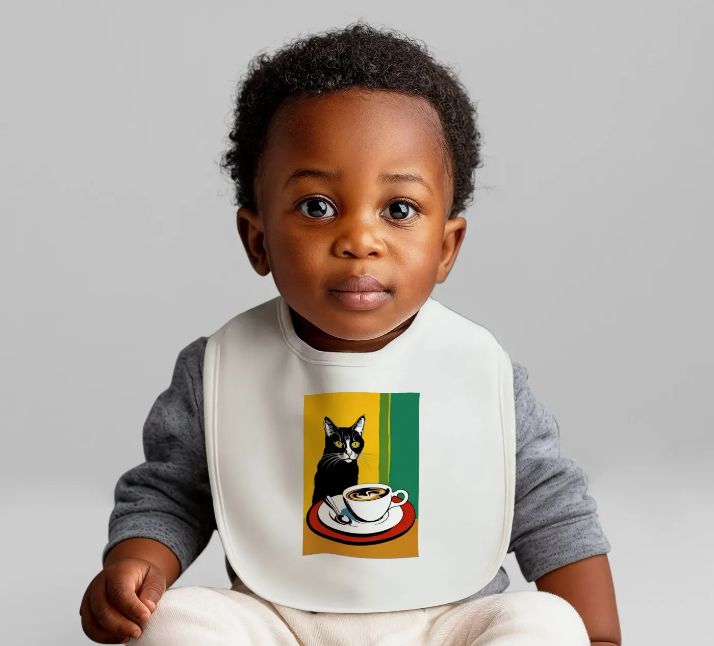 Gatto e caffè bavaglino da Arjun