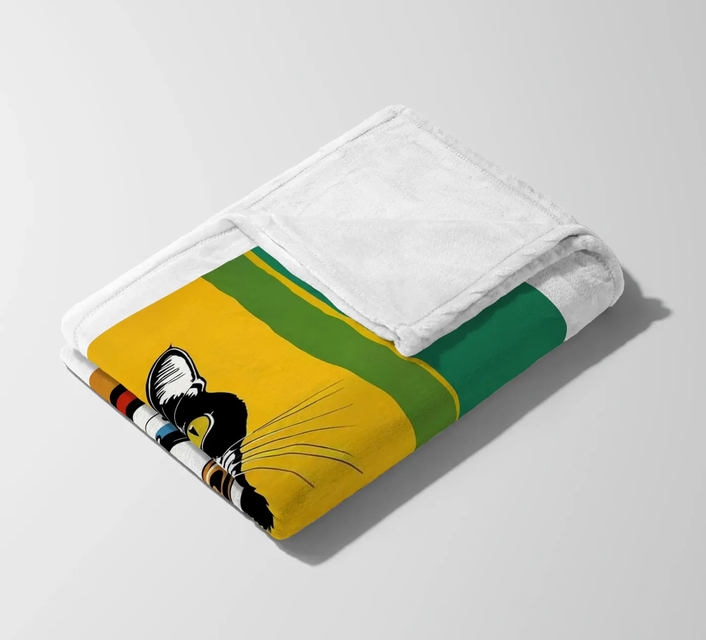 Gatto e caffè coperta in pile da Arjun