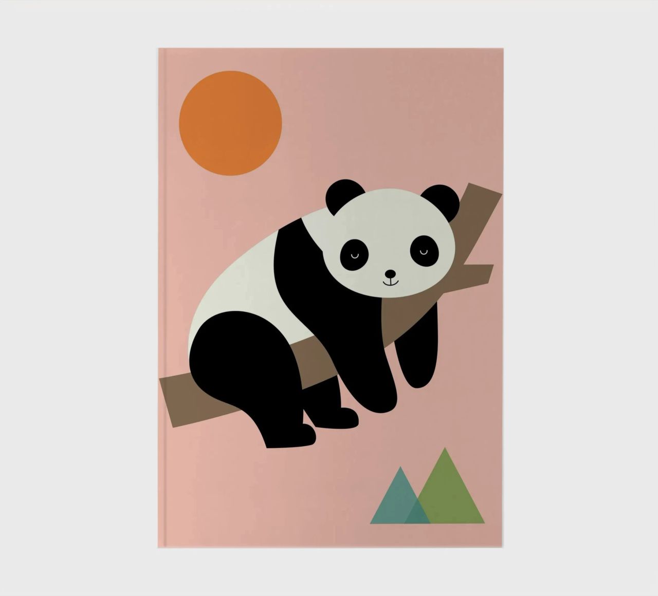 leaning on a branch notebook by westface store