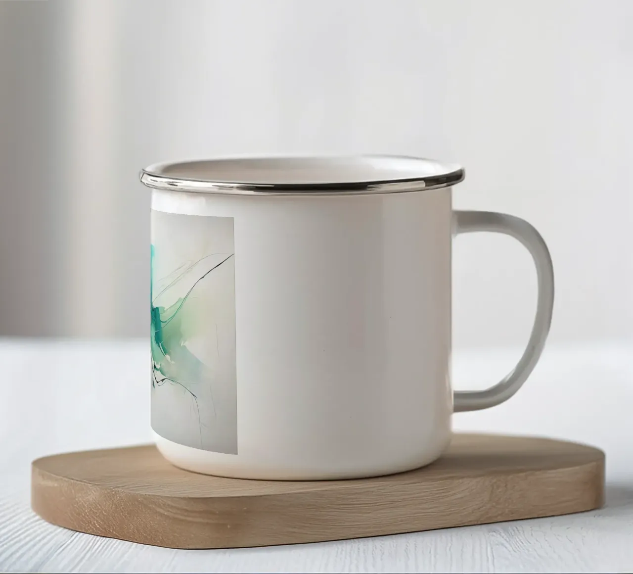Arte da parete di Imagine tazza in smalto da Imagine