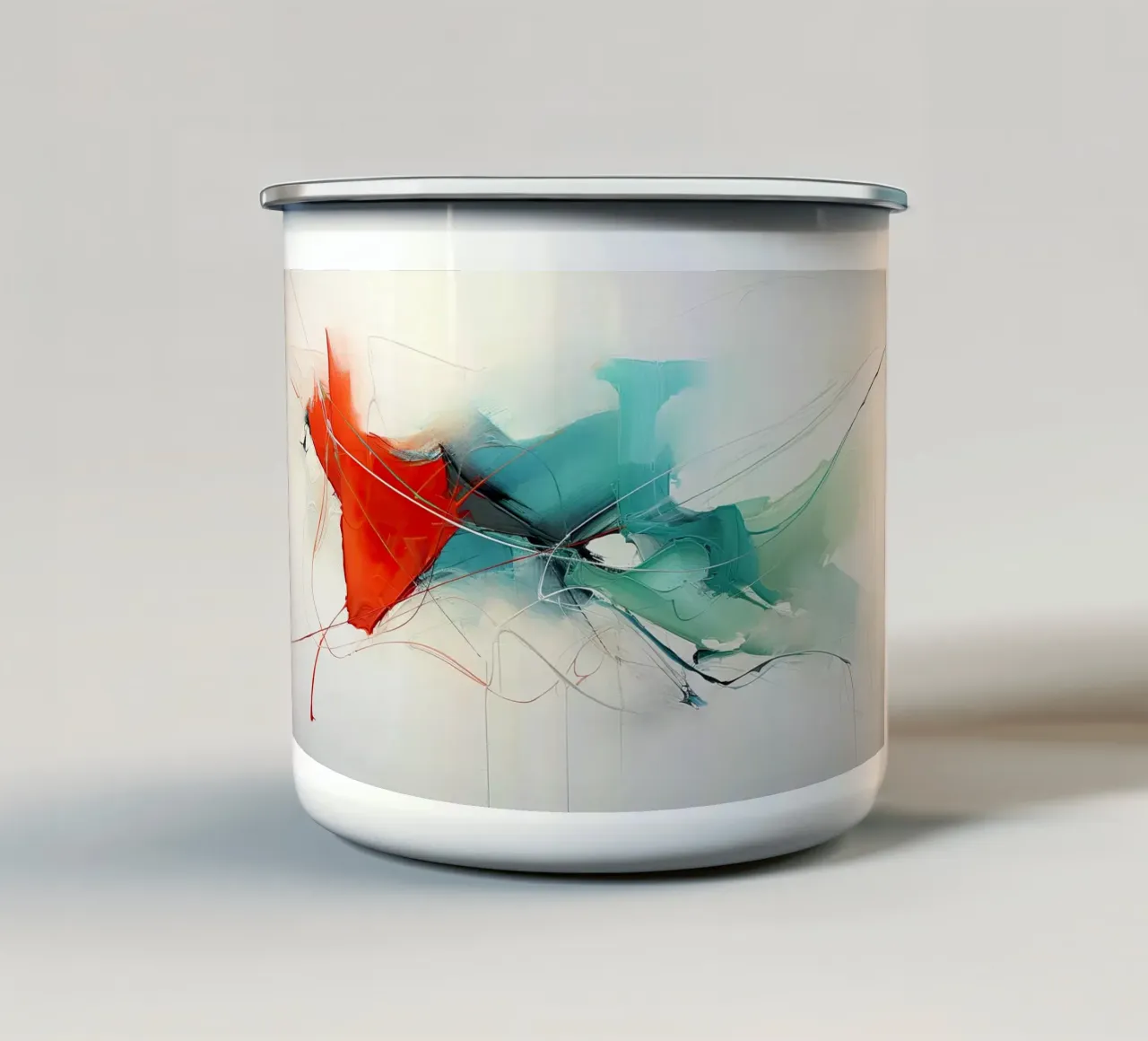Arte da parete di Imagine tazza in smalto da Imagine