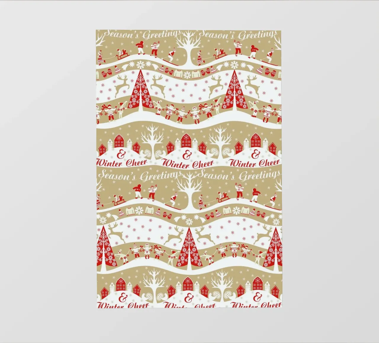 Christmas Magic telo in pvc da Catherine Aguilar