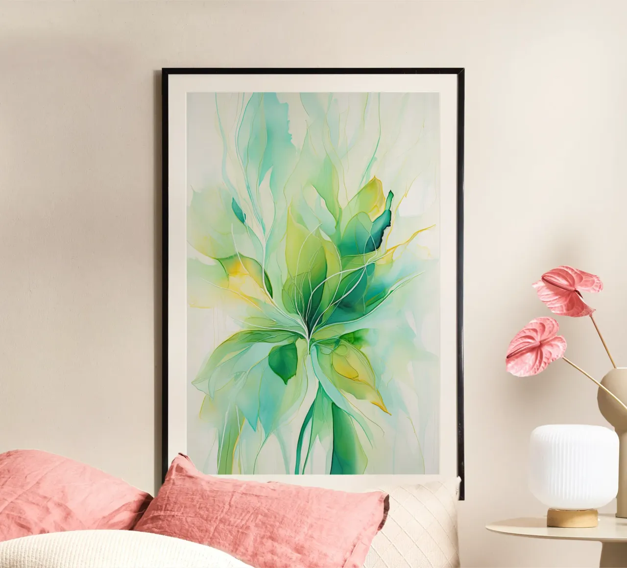 Arte da parete di Imagine poster con telaio in legno da Imagine
