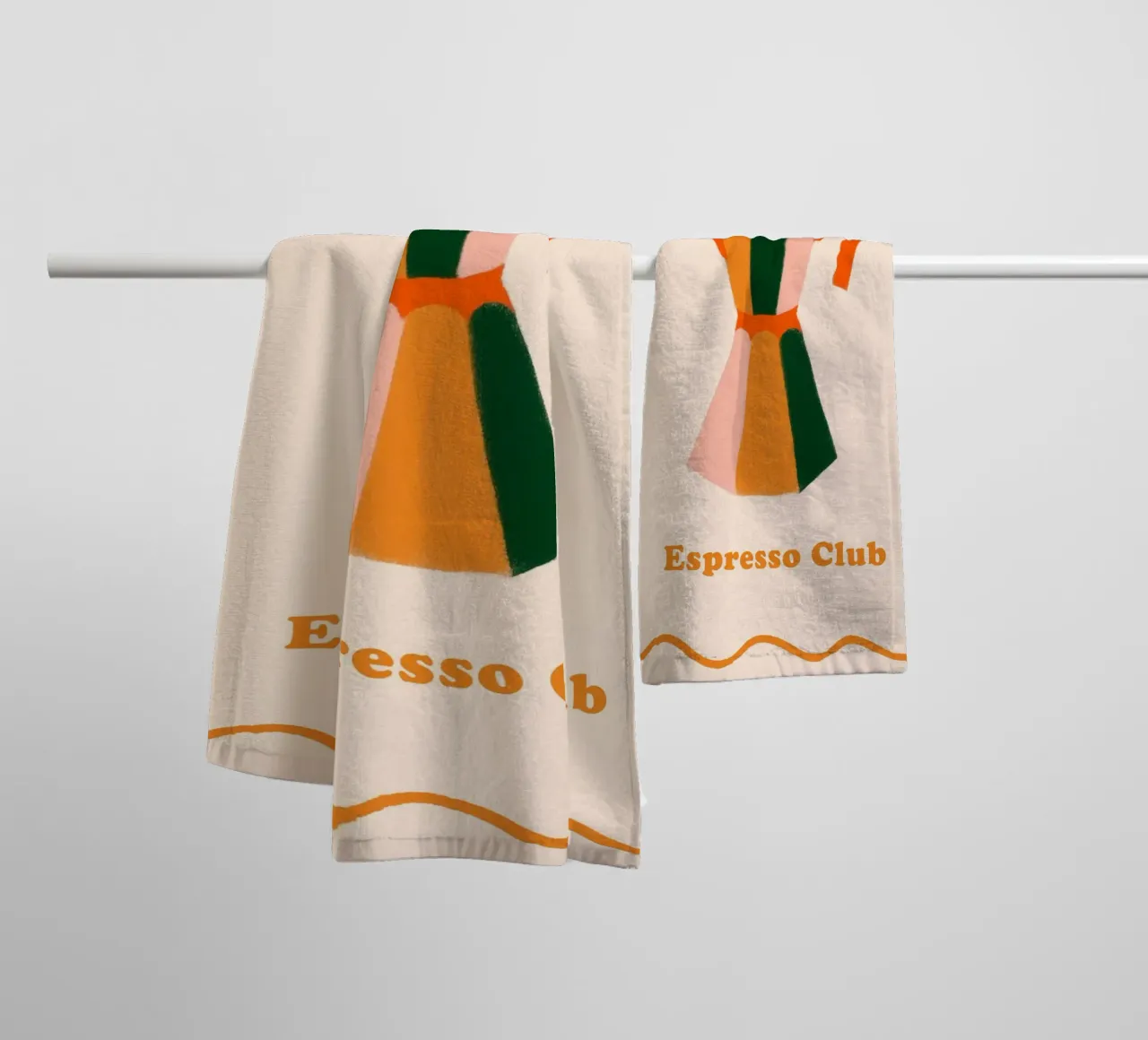 Espresso Club asciugamano da bagno da Attaboy Dsgn