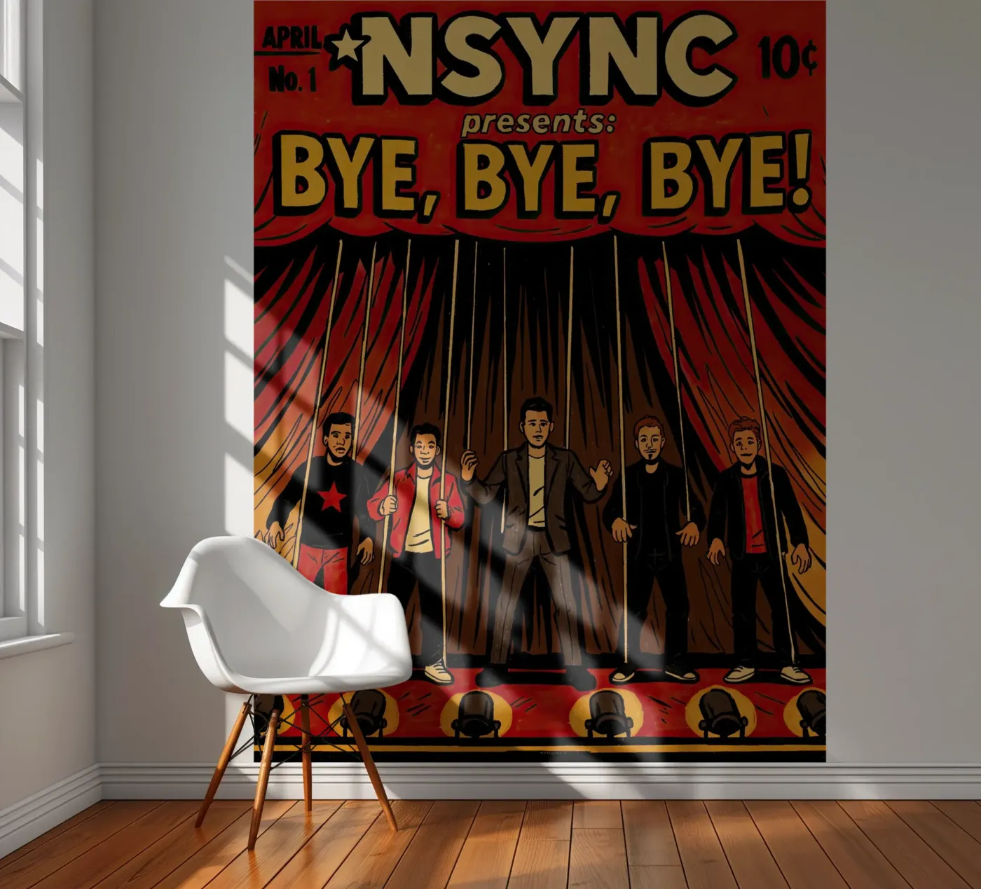 NSYNC Bye, Bye, Bye fotobehang van lucasmeier