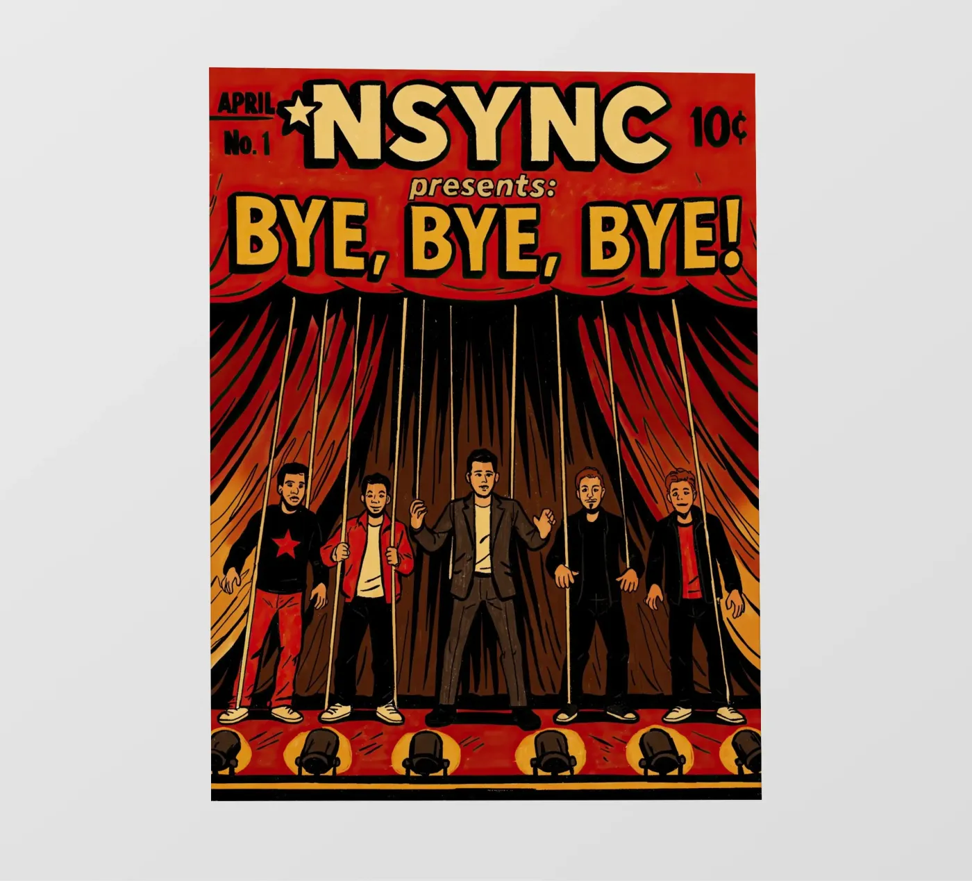NSYNC Bye, Bye, Bye telo in pvc da lucasmeier