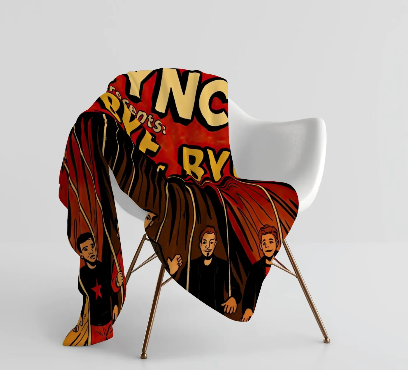 NSYNC Bye, Bye, Bye plaid polaire de lucasmeier