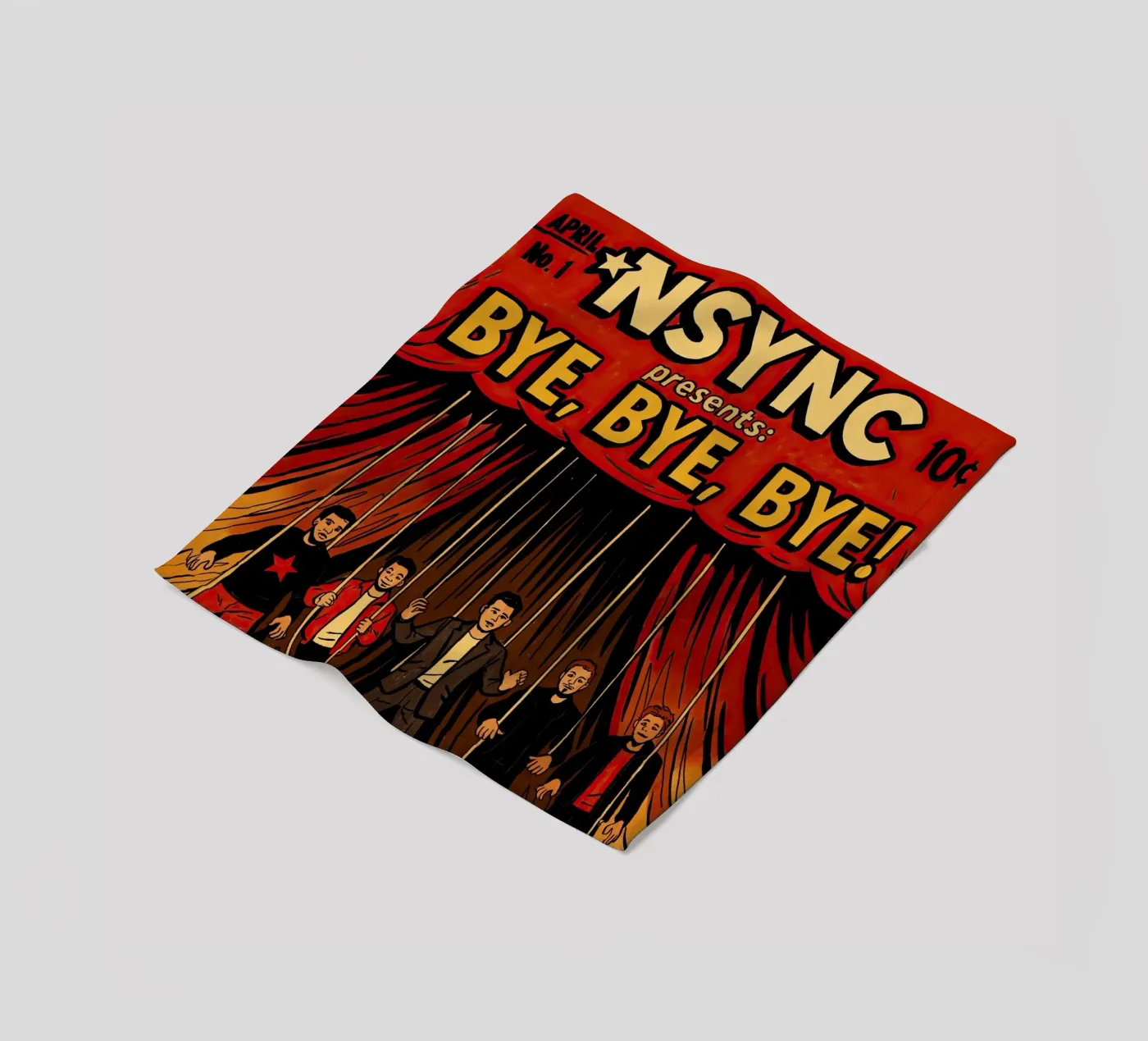 NSYNC Bye, Bye, Bye plaid polaire de lucasmeier