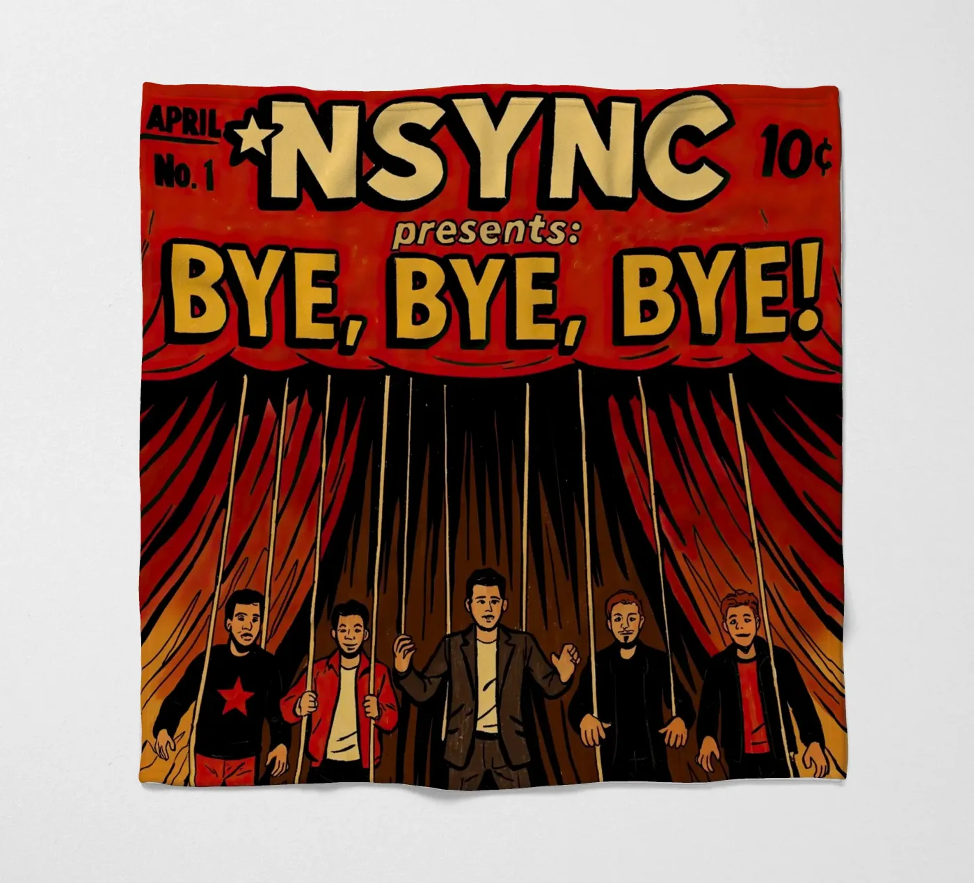NSYNC Bye, Bye, Bye plaid polaire de lucasmeier