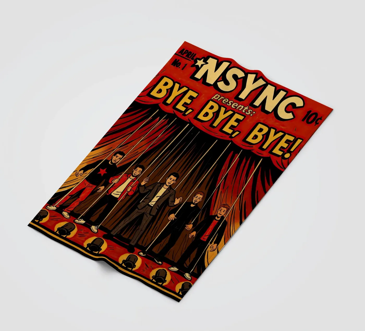 NSYNC Bye, Bye, Bye plaid polaire de lucasmeier