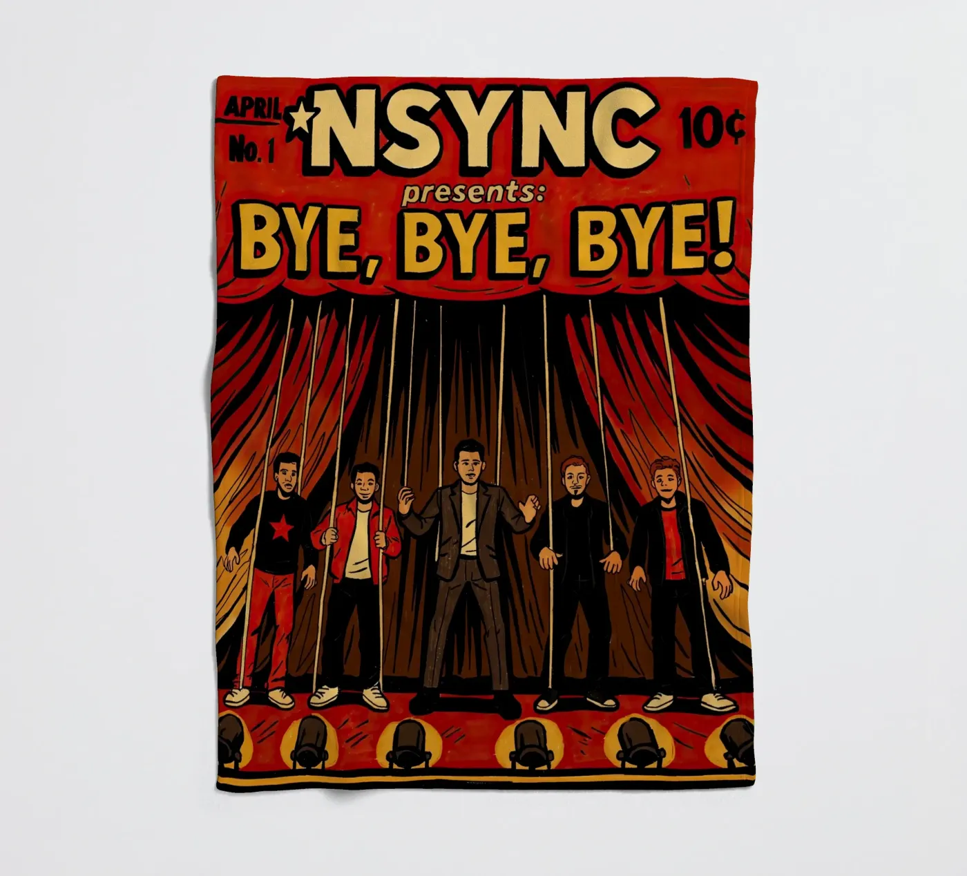 NSYNC Bye, Bye, Bye Fleecedecke von lucasmeier