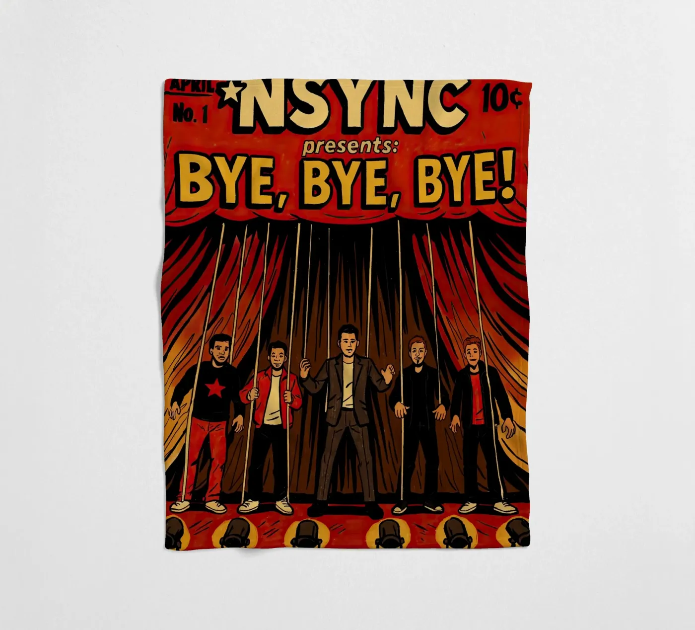 NSYNC Bye, Bye, Bye Fleecedecke von lucasmeier