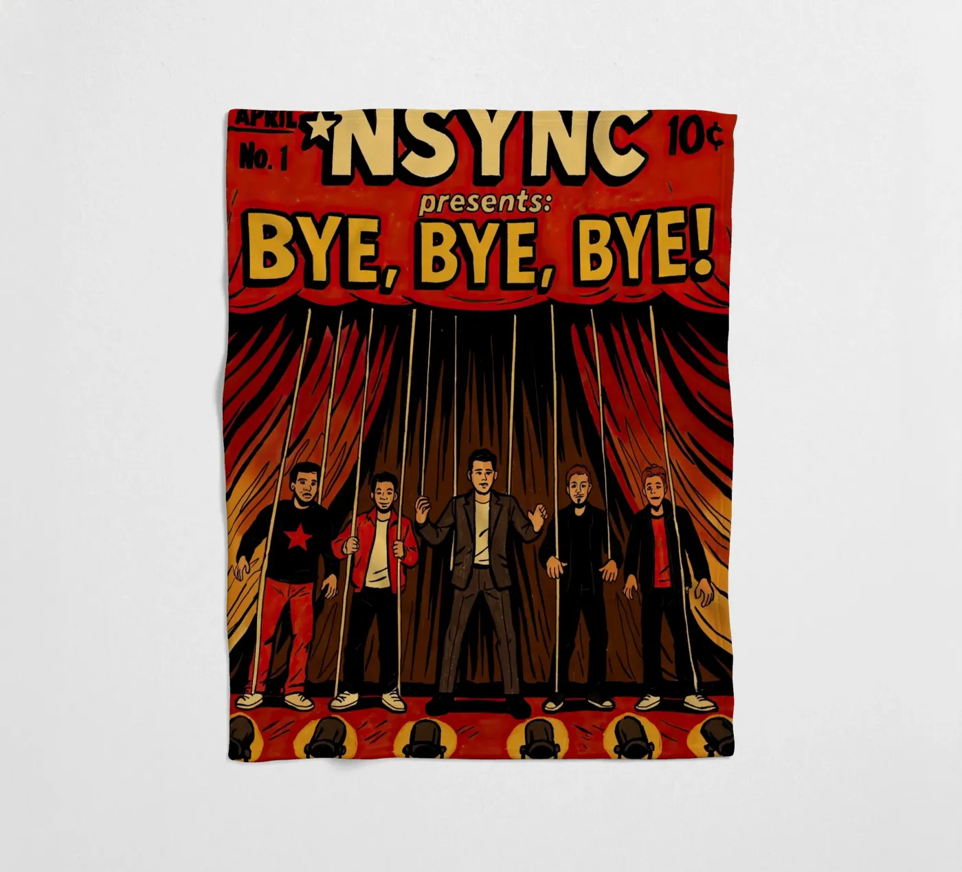 NSYNC Bye, Bye, Bye plaid polaire de lucasmeier