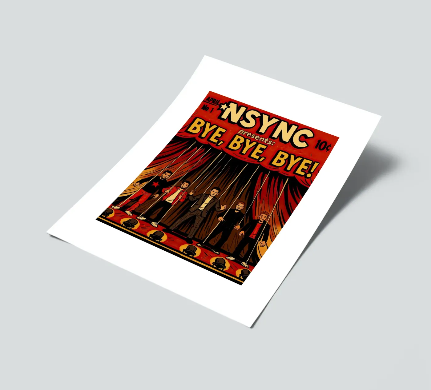 NSYNC Bye, Bye, Bye sticker sheet by lucasmeier