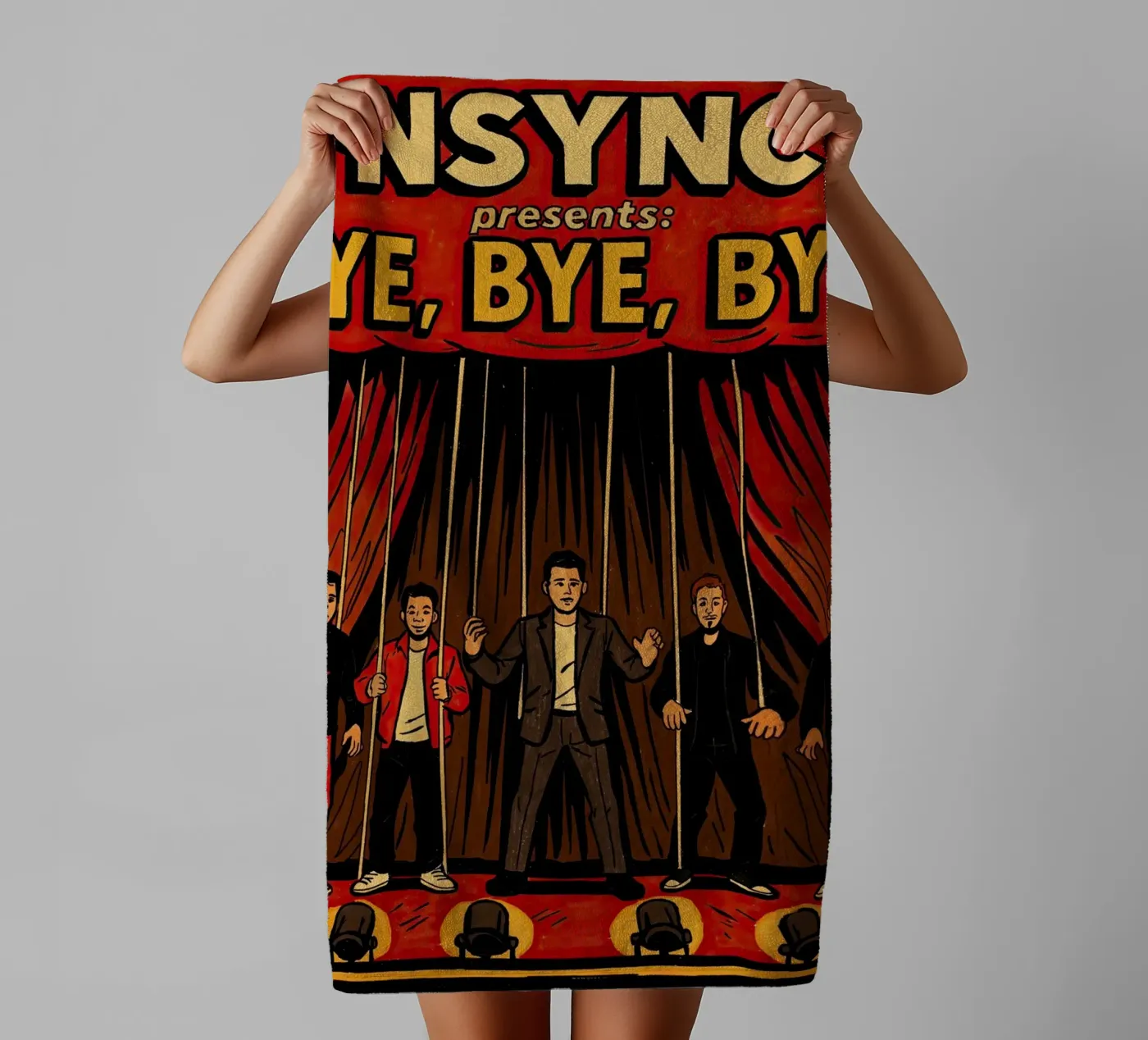 NSYNC Bye, Bye, Bye badhanddoek van lucasmeier