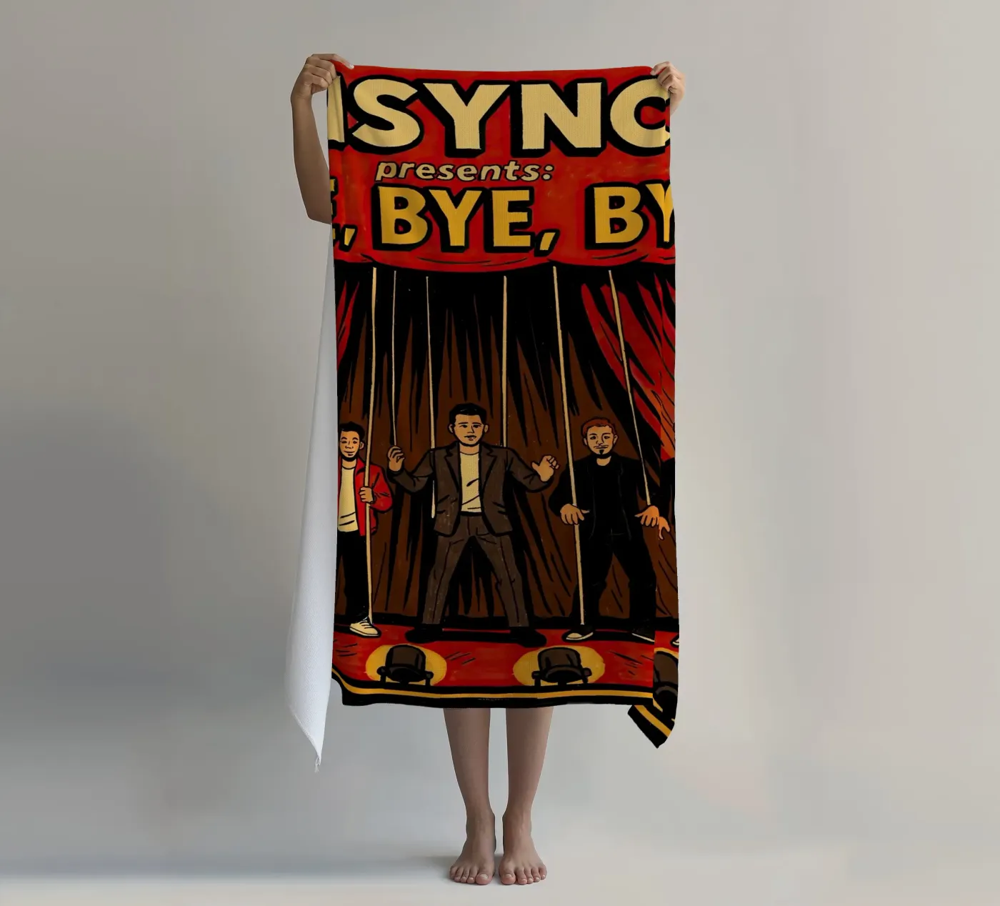 NSYNC Bye, Bye, Bye strandhanddoek van lucasmeier