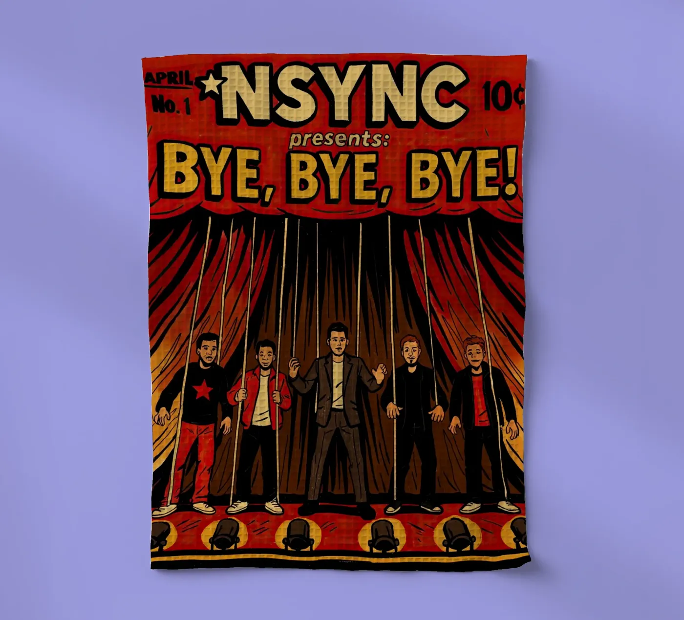 NSYNC Bye, Bye, Bye theedoek van lucasmeier