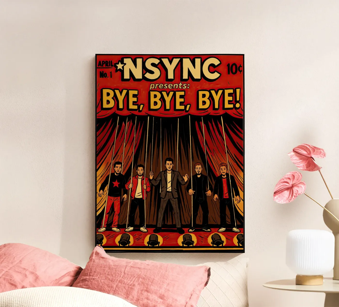NSYNC Bye, Bye, Bye acrylic glass by lucasmeier