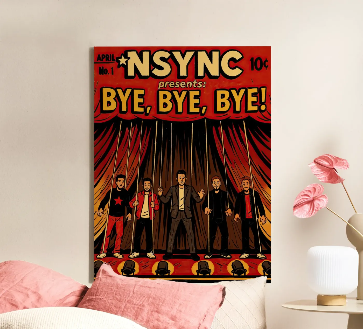 NSYNC Bye, Bye, Bye Leinwand von lucasmeier