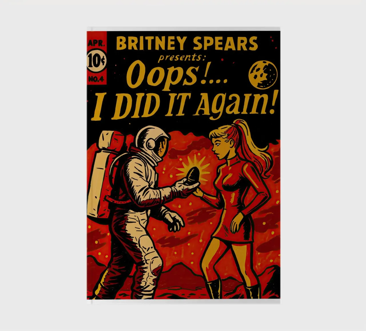 Britney Oops!... I Did It Again notebook by lucasmeier