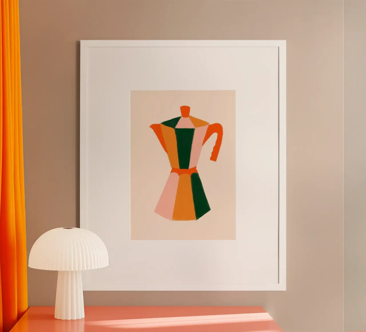 Retro Moka Coffe Pot carta hahnemühle da Attaboy Dsgn