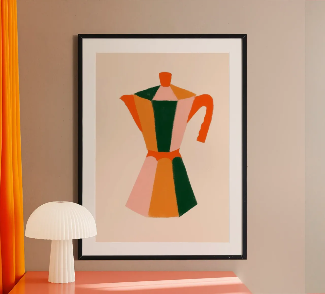 Retro Moka Coffe Pot carta hahnemühle da Attaboy Dsgn